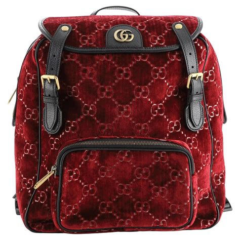 gucci velvet backpack replica|gucci backpack dupe.